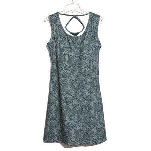 Eddie Bauer Leaf Print Athletic Built-In Bra CoolMax Dress
